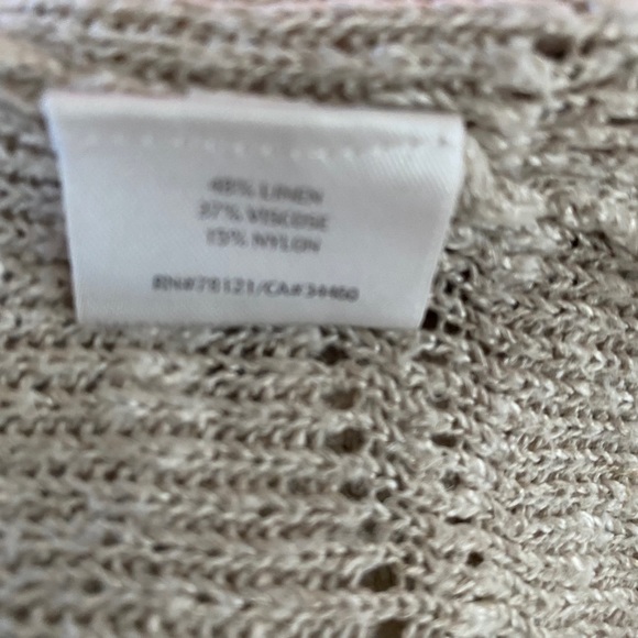 Eileen Fisher Natural Karma Ripple Stitch Cardigan - Picture 10 of 11